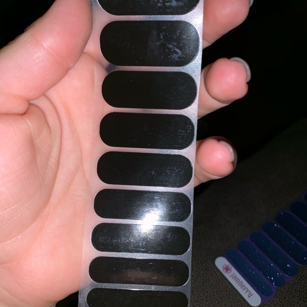 Partial jamberry nail wrap